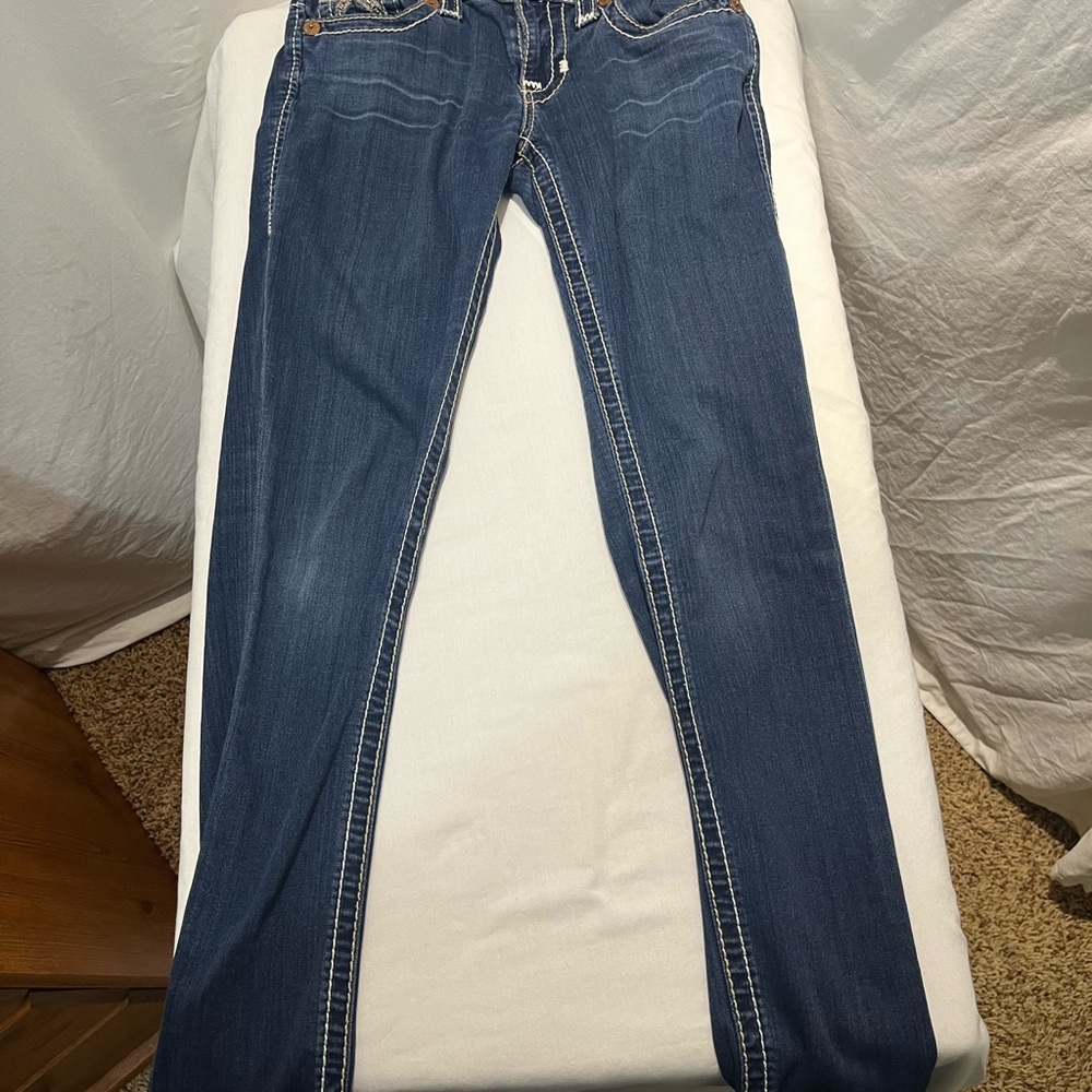 Big Star Ranae Women's Boot Cut Jeans in Deep Blue